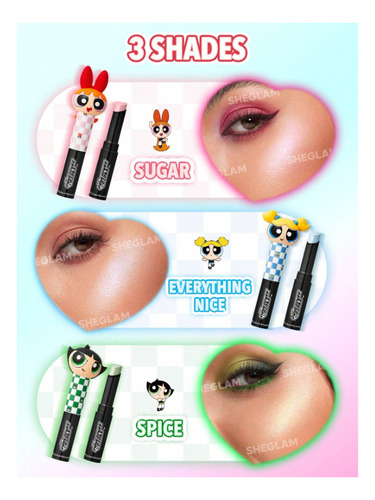 Conjunto de Maquiagem Sheglam Meninas Super Poderosas