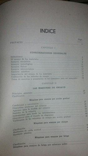 Curso De Ensayo De Materiales . Udelar Montevideo 1948 (Usado)