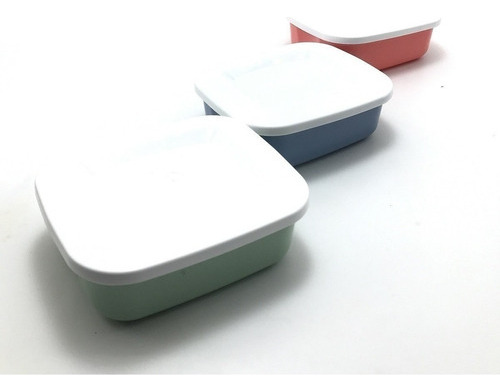 Vasilha Plástica De Guardar Alimentos Geladeira Kit 3 Un
