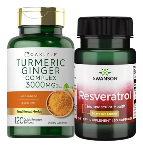 Cúrcuma Turmeric + Resveratrol - U - Unidad a $1395