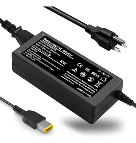 Cargador De Portátil De 65 W Para Lenovo Thinkpad