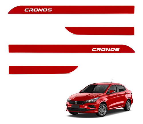 Friso Lateral Cronos 2022 2023 Vermelho Monte Carlo