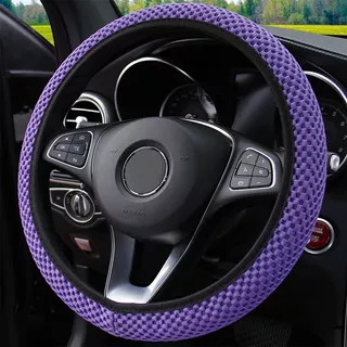 Elastic Stretch Steering Wheel Cover, Universal 15 Inch A...