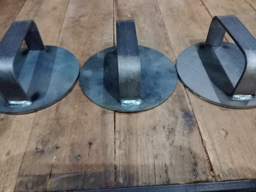 Imagen 5 de 6 de Smasher Para Hamburguesas 14cm Por 5mm X 3 Unidades.