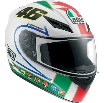 Capacete Agv K3 Rossi Icon Valentino Vr46 + Frete Grátis