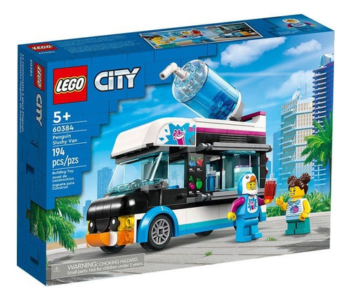 Lego City 60384 Camioneta-pingüino De Raspados 194 Piezas