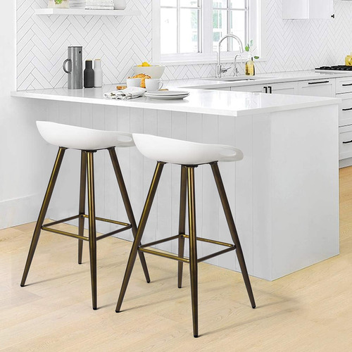 Juego De 2 Sillas De Comedor Modernas Y Taburetes De Bar Par