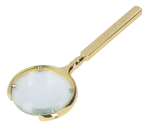 Lupa De Mano, Lupa De Lectura De Cristal, Mango De Metal Par