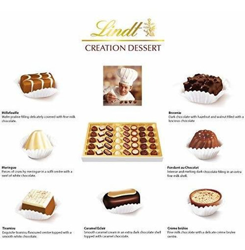 Imagen 5 de 12 de Lindt Creation Dessert, Caja De Regalo De Chocolate Surtida,