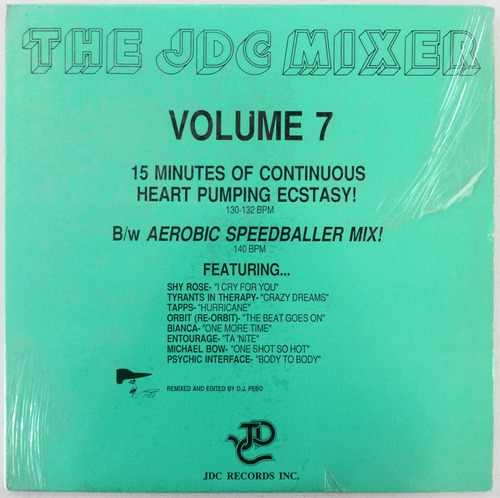 The Jdc Mixer Volume 7 Disco Importado