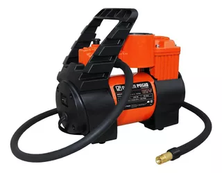 Compresor de aire mini a batería portátil Dowen Pagio CA12V 0.5L 200W naranja/negro