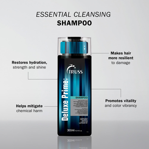 Shampoo Truss Deluxe Prime 10,14 Onças