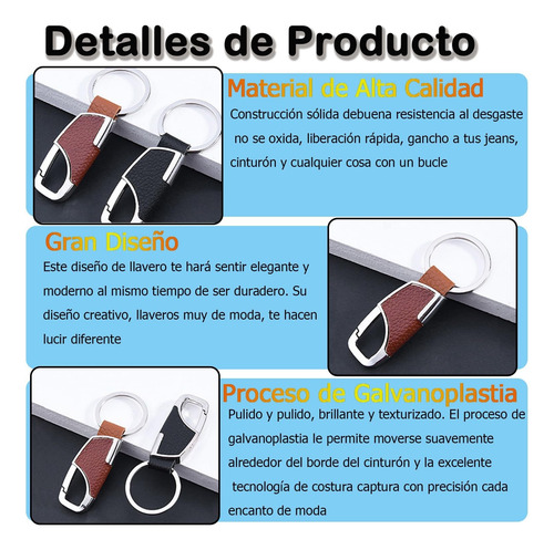 Llavero Con Anillo Para Llaves, Llavero Elegante Automóvil