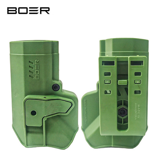 Imagen 6 de 10 de Funda Pistolera Boer Bersa Porta Cargador Doble Porta Esposa