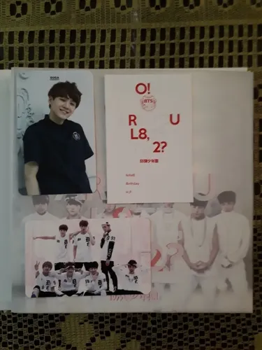Álbum Kpop Bts Oh Are You Late Too? O! Rul8, 2? Card Suga