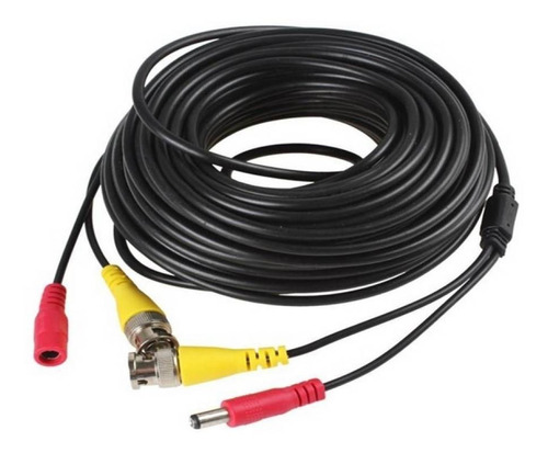 Cable Bnc + Dc 18 Metros P/ Camaras De Seguridad Vigilancia