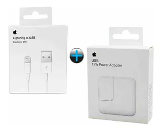 Cargador Apple 12w Para iPad Air, iPad Mini + Cable De 1mt