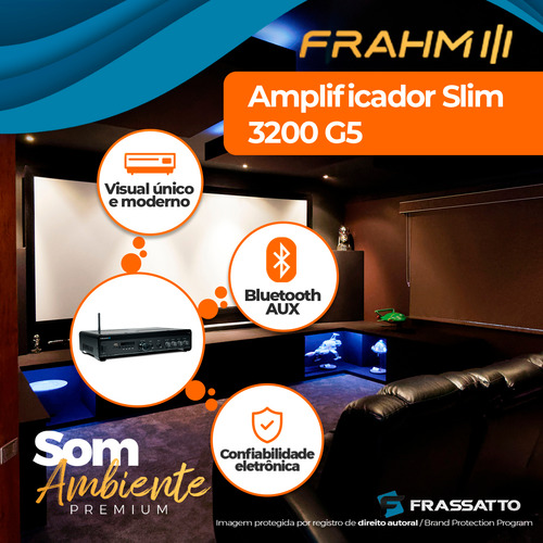 Som Ambiente Academia Optical Bluetooth + 12 Arandelas Jbl