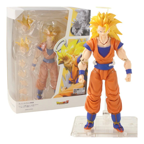 Figura De Acción De Dragon Ball Z Shf Super Saiyan 3 De Son