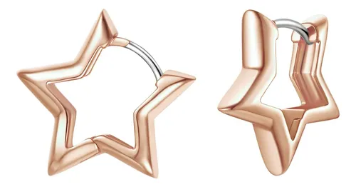 comprar Aretes Pequeños Chapados En Oro Rosa De 18 Quilates Para De