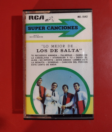Lo Mejor De Los De Salta Super Canciones Cassette