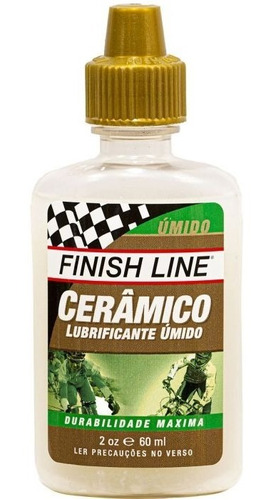 Lubrificante Finish Line Cerâmico Úmido 60ml Mtb Speed