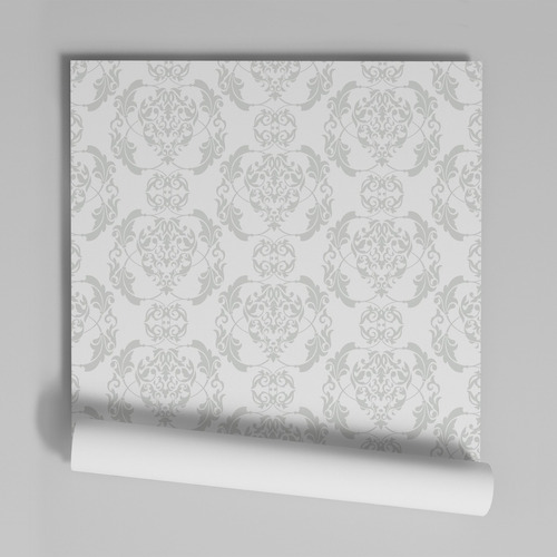 Papel De Parede Adesivo Damask Arabesco Dk-30 - 20 Unidades