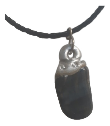 Collar Trenzado Con Piedra Ojo De Águila 