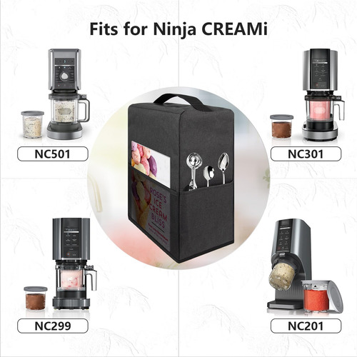 Cubierta De Polvo De Kingshion Compatible Con Ninja Creami N