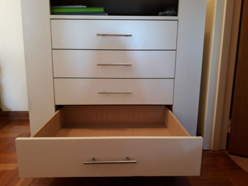 Comoda Cajonera Para Dormitorio 4 Cajones Blanco (Usado)
