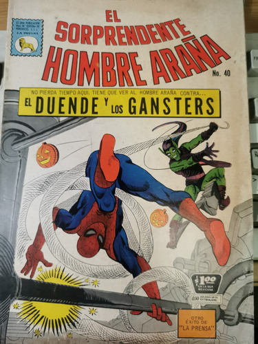 Cómic El Sorprendente Hombre Araña La Prensa # 40