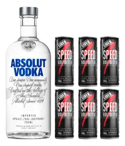 Comprar Vodka Absolut + 6 Speed Zetta Bebidas