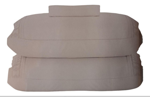 Juego De Sábanas Queen Camel Bouquetex 3200 Hilos Americano Nude