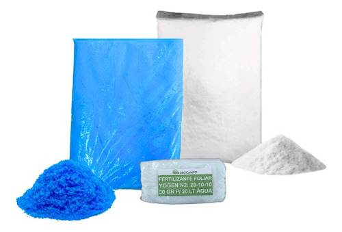1kg Sulfato Cobre Microsal - 98,50% + 500 Gr Ácido Bórico