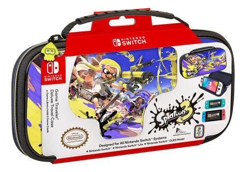 Game Traveler Splatoon 3 Nintendo Switch Case - Switch Oled.