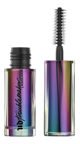 Máscara de pestañas Urban Decay Troublemaker 3g color negro intenso