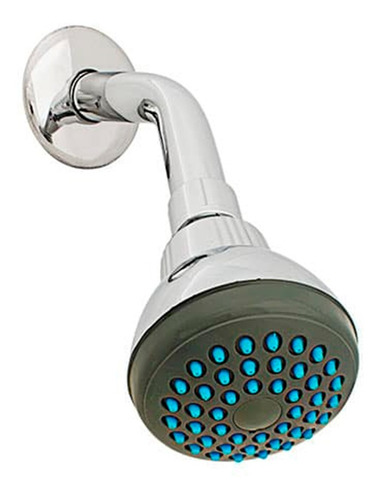 Imagen 1 de 1 de Regadera Redonda Ecológica Cromada Brazo Chapetón 4, 8lt Abs