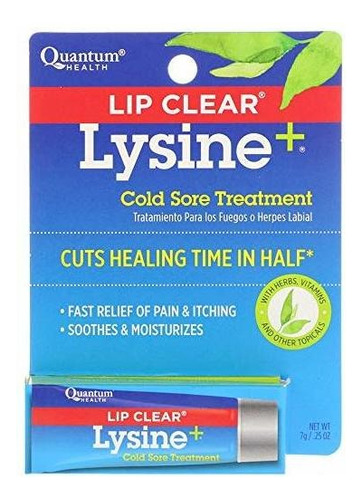 Lip Clear Lysine + Tratamiento De Herpes Labial 0,2