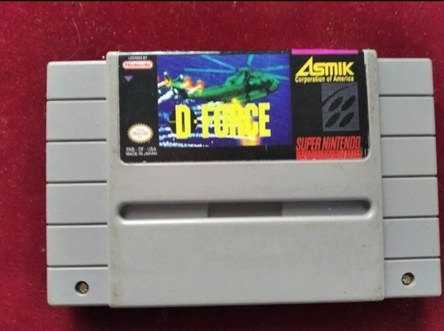 D-force ( Juego Super Nintendo Snes ) 10v _\(^o^)/_ (Usado)
