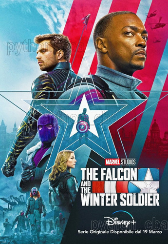 Pósters Serie Falcon & The Winter Soldier - 42x30 Cm