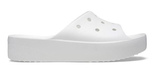 Sandália Crocs Classic Plataform Slide White