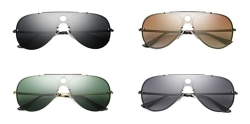 Imagen 3 de 5 de Lentes De Sol Luricci - Piloto Uv400 Unisex + Estuche