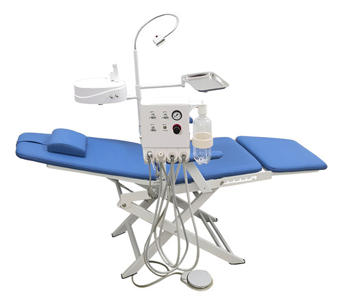 Sillón Dental Portátil Completo Con Trimodular Y Luz Calidad