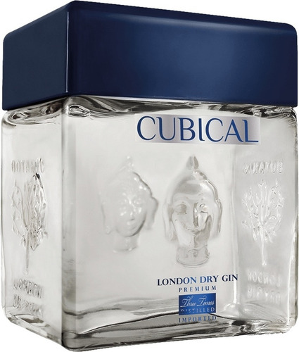 Imagen 1 de 4 de Gin Cubical Premium London Dry 700ml