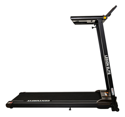 Caminadora Electrica 1.75hp Plegable Centurfit MKZ-CAM1.5HP App Gym Color Blanco/Negro