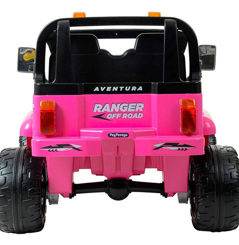 Carro Elétrico Infantil Jipe Ranger Rosa Peg Perego 12v