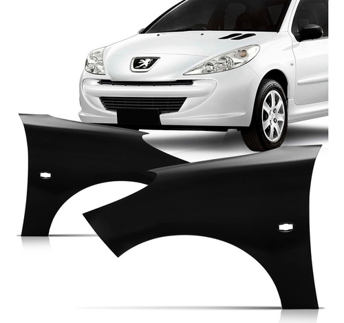 Paralama Dianteiro Peugeot 207 2008 2009 2010 2011 2012 2013