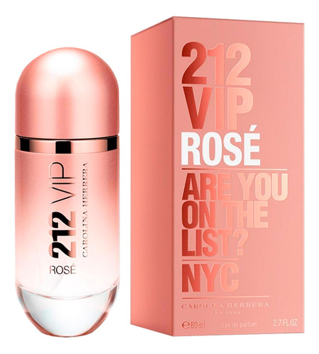 Perfume Dama 212 Vip Rose Carolina Herrera Originales