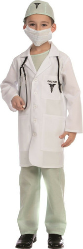 Disfraz Talla Medium (8|10) Para Niño De Doctor Con