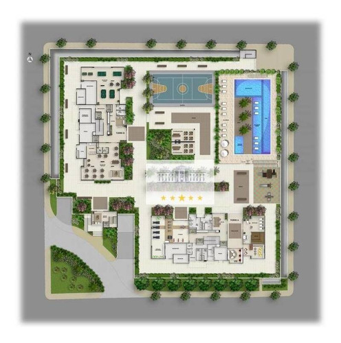 Imagem 20 de 23 de Apartamento Com 3 Dormitórios À Venda, 98,29 M², Lazer Completo - Parque Das Paineiras - Birigüi/sp - Ap1051